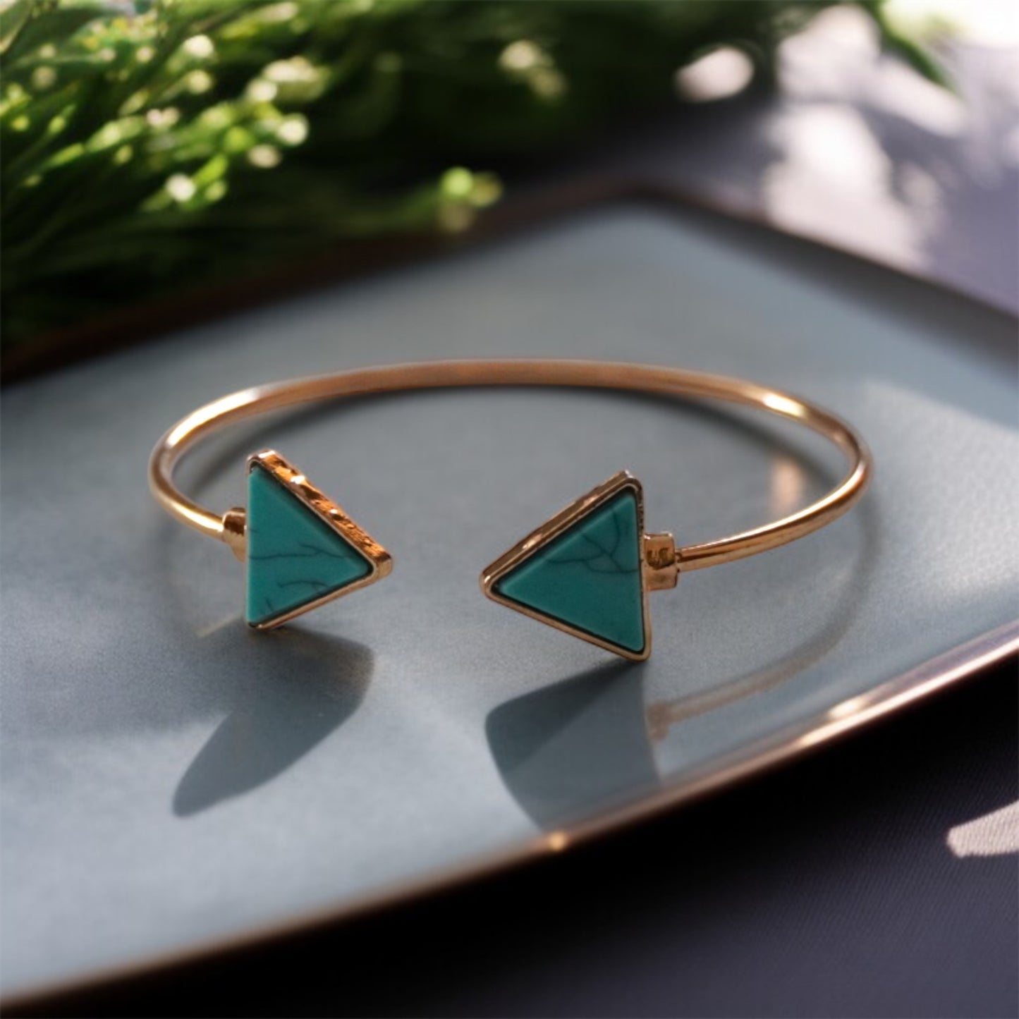 Minimal Geometric Bracelet for Women | Modern Adjustable Wristwear